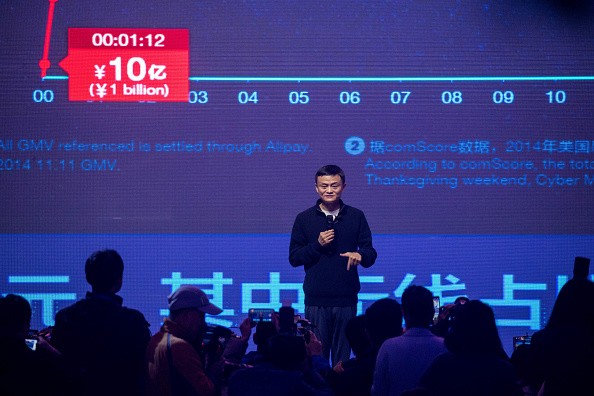 Rumored counterfeits in China could affect its economy. Alibaba Chairman Jack Ma receives interviews at the Water Cube on Nov. 11, 2015 in Beijing, China. (Photo: ChinaFotoPress/ChinaFotoPress via Getty Images)