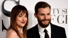 Dakota Johnson and Jamie Dornan attend the UK Premiere of 'Fifty Shades Of Grey' at Odeon Leicester Square on Feb. 12, 2015 in London, England. (Photo: Ian Gavan/Getty Images)