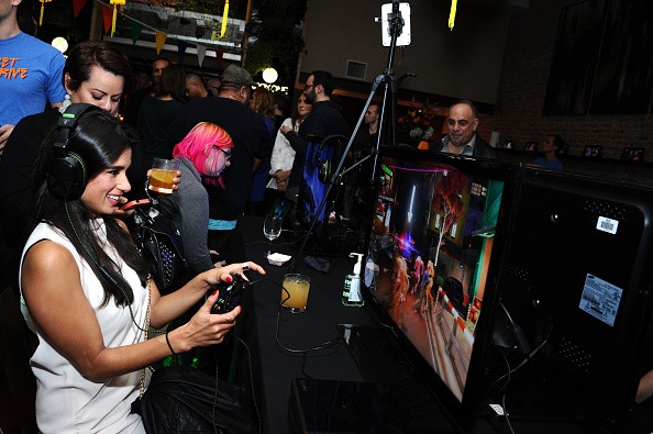  Diane Guerrero get hands on with Sunset Overdrive and the hottest games on Xbox One on Oct. 27, 2014 in New York City. (Photo: Ilya S. Savenok/Getty Images for Microsoft)