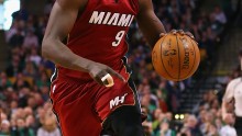 Miami Heat forward Luol Deng