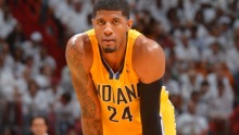 Indiana Pacers' small forward Paul George will be changing his jersey number from 24 to 13