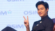 Korean singer/actor Lee Min-Ho, who is now in Manila, attended a press conference for a commercial event on Sep. 11, 2014 in Taipei, Taiwan. (Photo: Ashley Pon/Getty Images)