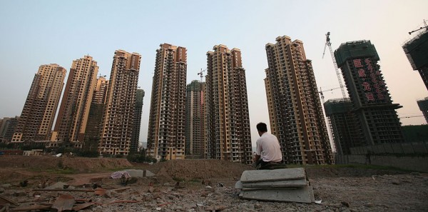 China reported plunging land sales