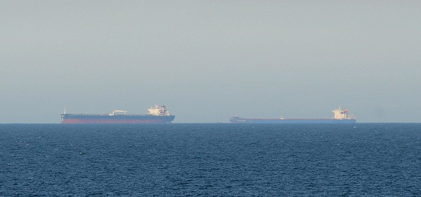 The Hong Kong registered cargo ship, Tiger Shandog (R) is currently at anchor off the coast of Redcar with a 164,000 tonne cargo of Australian coal bound for the SSI UK steel plant on Sep. 29, 2015 in Redcar, England. (Photo: Ian Forsyth/Getty Images)