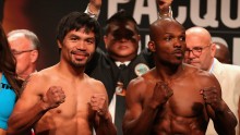 Manny Pacquiao and Timothy Bradley show off their fit form.