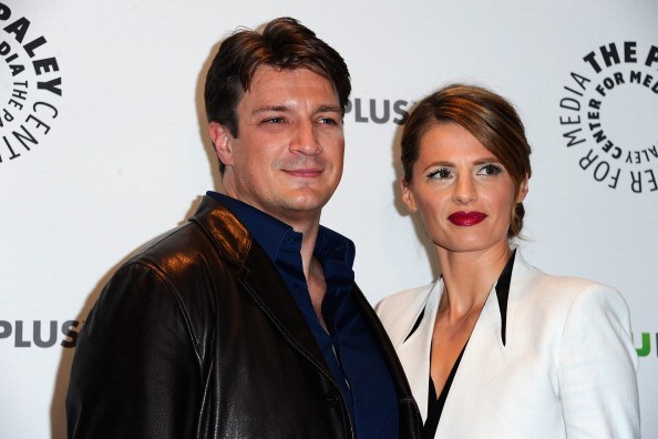 Nathan Fillion and Stana Katic arrive to The Paley Center for Media's PaleyFest 2012 honoring 'Castle' at Saban Theatre on March 9, 2012.