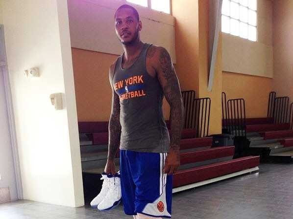 Carmelo Anthony lost weight