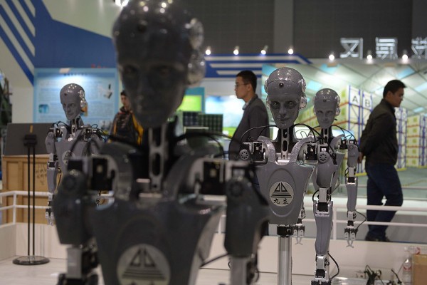 China unveils first crime-fighting robot known as AnBot.