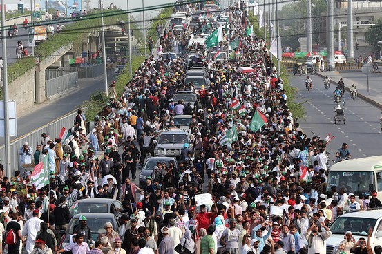 Pakistan march