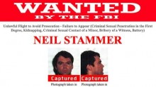 Wanted poster for Neil Stammer