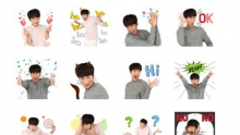 Lee Kwang Soo emoticons on WeChat.