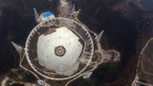 FAST radio telescope in China
