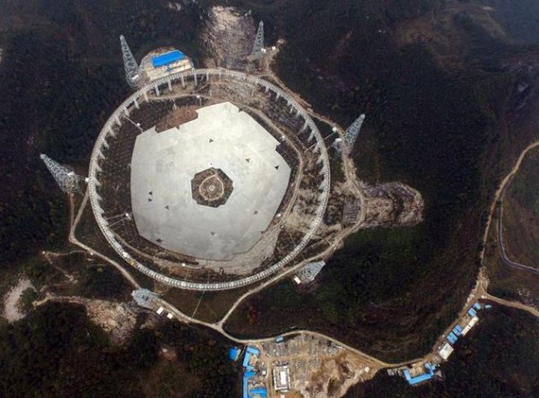 FAST radio telescope in China
