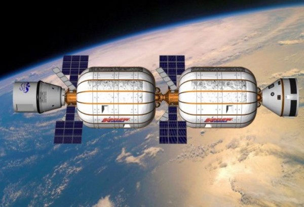 Inflatable space station