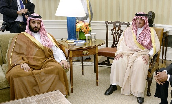 Saudi Crown Prince Mohammed bin Salman and Mohammed bin Nayef