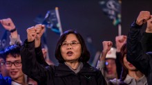 Taiwan's new President's inaugural speech.  