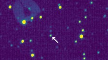 Above, the first two of the 20 observations that New Horizons made of 1994 JR1 in April 2016.