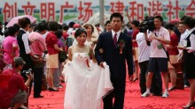 Collective Wedding Held To Greet 2008 Beijing Olympic Games