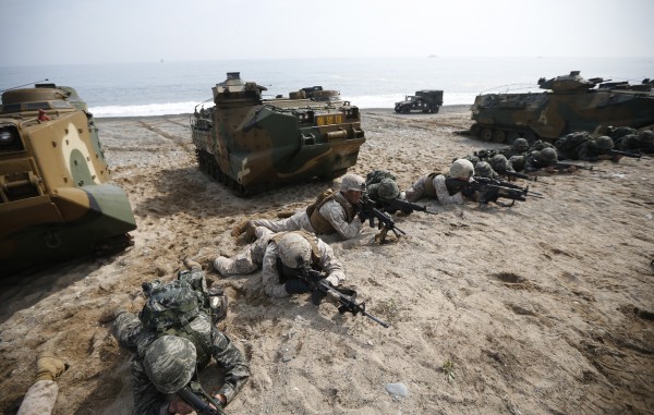 U.S. and South Korean marines