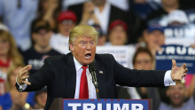 Donald Trump Hold Campaign Rally In Orlando, Florida