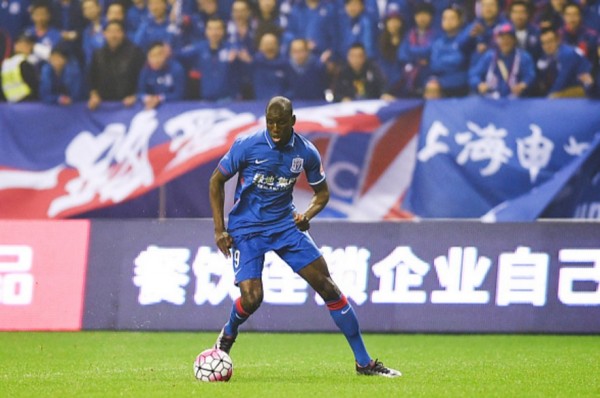 Shanghai Shenhua striker Demba Ba
