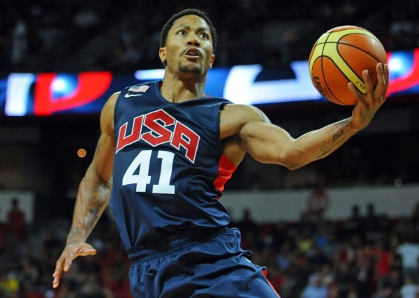 Derrick Rose Team USA Basketball - REUTERS