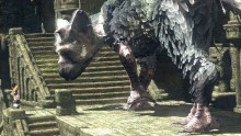 Trico, the giant winged creature in the Last Guardian game 