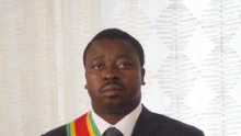 Thirty nine-year-old Faure Gnassingbe 