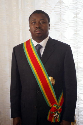 Thirty nine-year-old Faure Gnassingbe 