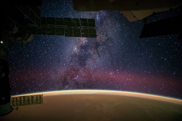 NASA astronaut Reid Wiseman captured the Milky Way from the International Space Station.