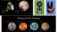 Cool space stamps
