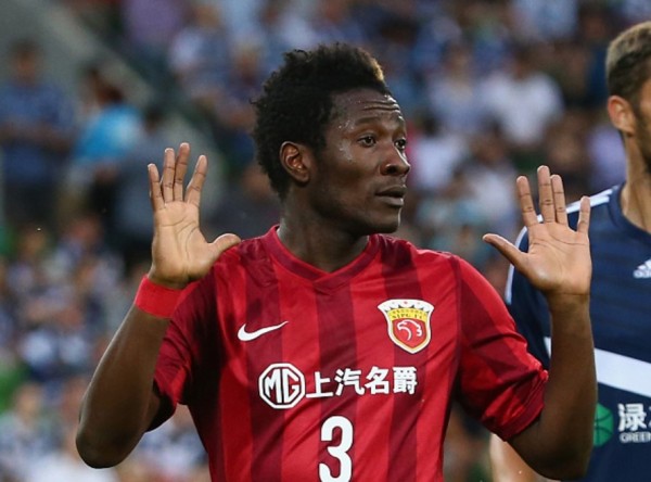 Shanghai SIPG striker Asamoah Gyan