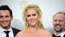 Actress Amy Schumer, winner of Outstanding Variety Sketch Series for 'Inside Amy Schumer,' poses in the press room at the 67th Annual Primetime Emmy Awards at Microsoft Theater on September 20, 2015 in Los Angeles, California. 
