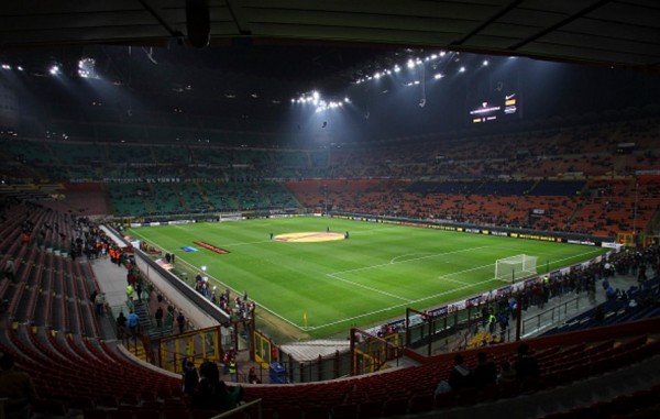 Inter Milan's home field of San Siro