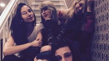 Taylor and Gigi with Friends