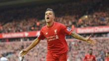 Liverpool winger Philippe Coutinho