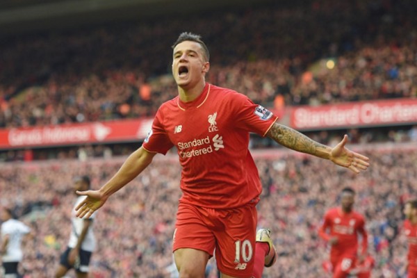Liverpool winger Philippe Coutinho