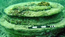 Greek-like underwater structures are world of microbes.
