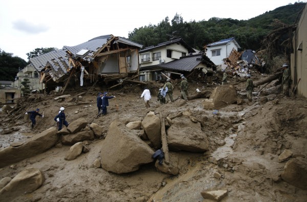 Japan landslide