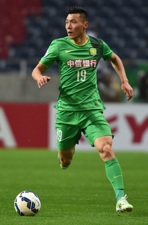 Beijing Guoan striker Yu Dabao