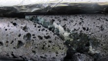 A basalt core from CarbFix site