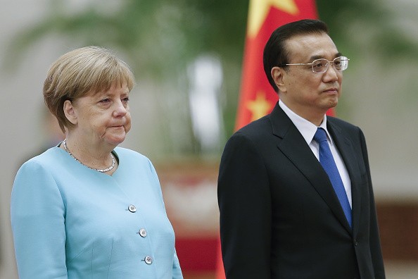Angela Merkel's Visit to China. 