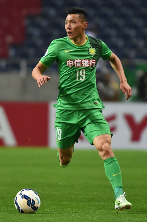 Beijing Guoan striker Yu Dabao