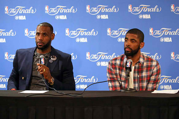 lebron james and kyrie irving