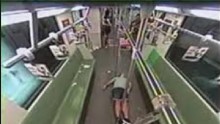 Man Passes out Inside a Train in Shanghai