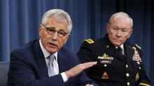 Hagel and Dempsey