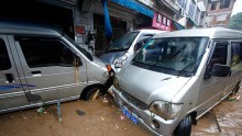 Damages during the china floods