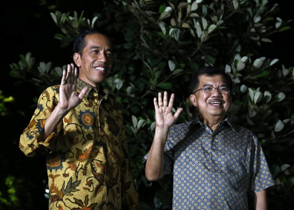 Joko Widodo and Jusuf Kalla