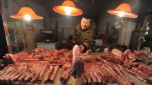 China’s meat consumption.  