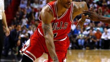 Chicago Bulls point guard Derrick Rose